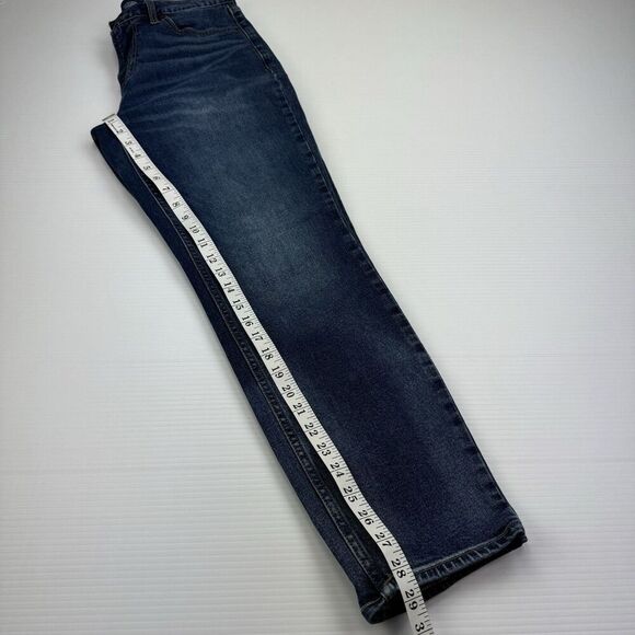 Old Navy Men Size 31 x 30 Jeans Dark Wash Athletic Taper Built In Flex - Picture 7 of 9